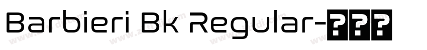 Barbieri Bk Regular字体转换